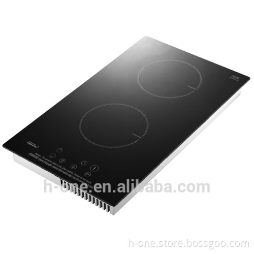 Two burner Induction Stove, Induction hob with smart control panel, induction cooker coil
